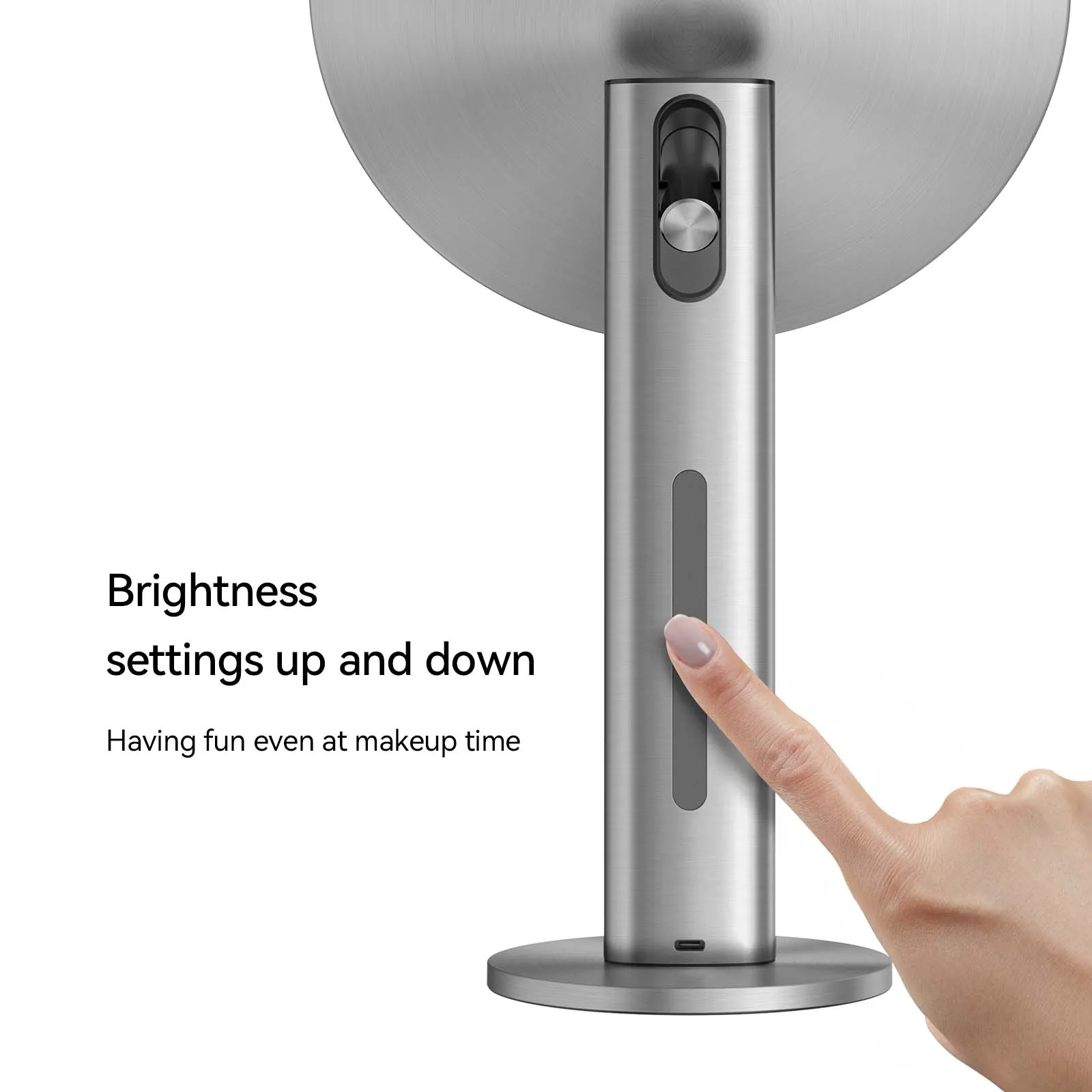 iMira Ultra Clear 8" Sensor Mirror - Stainless 1X/5X