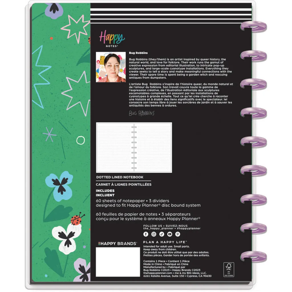 *IMPERFECT* - Happy Planner Blooming Pride Classic Notebook - Lined