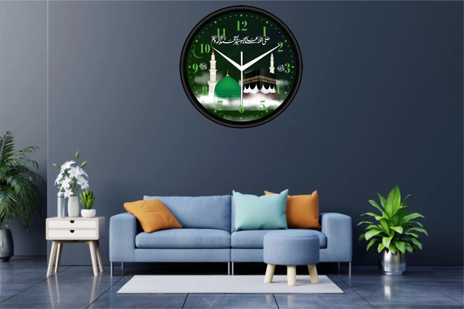 Islamic 02 Beautiful Wall Clock (Plastic) (Plastic) (Plastic)