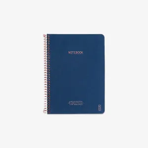 KOZO SPIRAL-BOUND NOTEBOOK A5 // NAVY