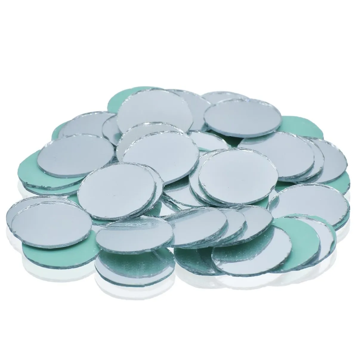 Kreative Kraft Mirror for Lippan Art 50G Round Shape XXL Big No 4 (2 Packets)