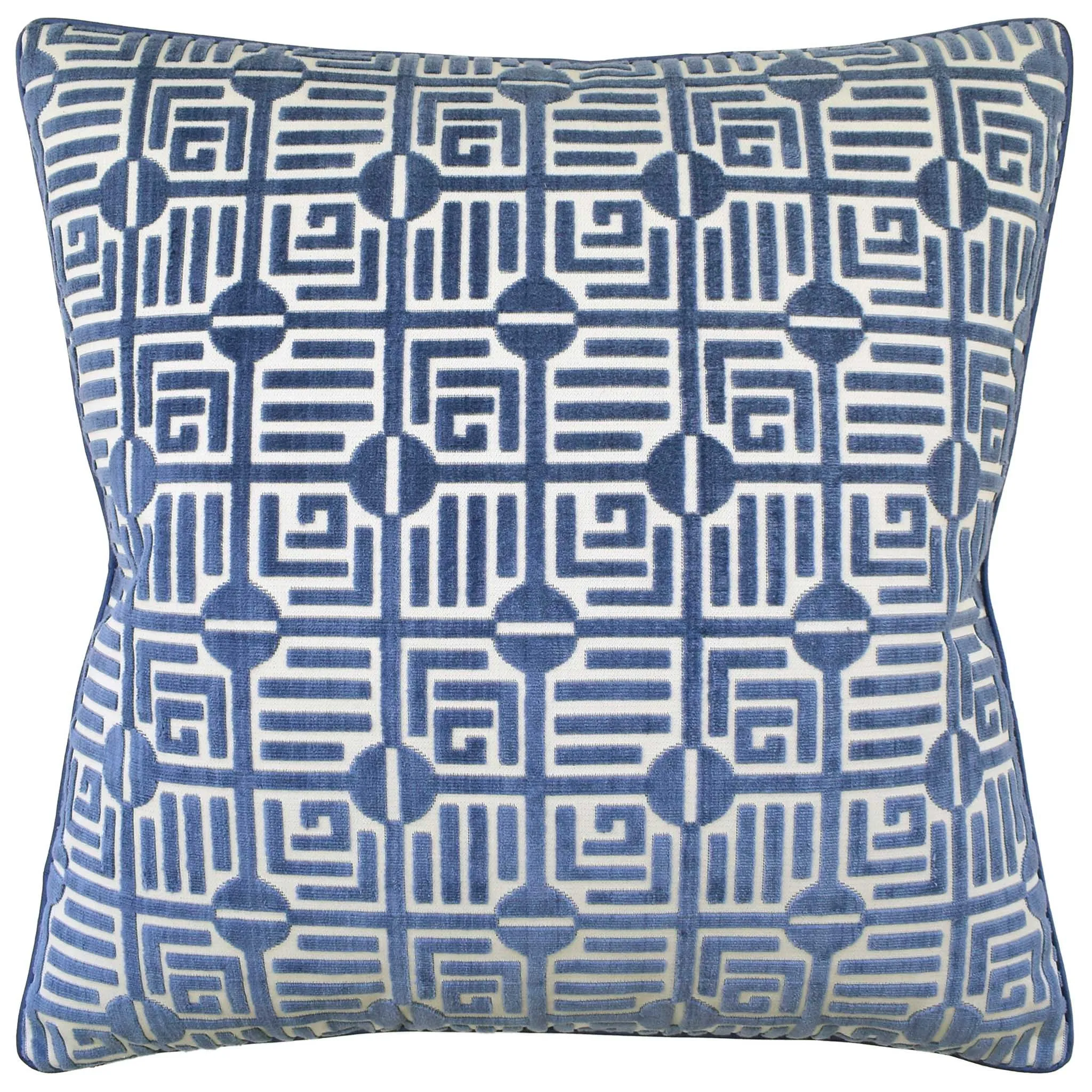 Labyrinth Velvet Pillow