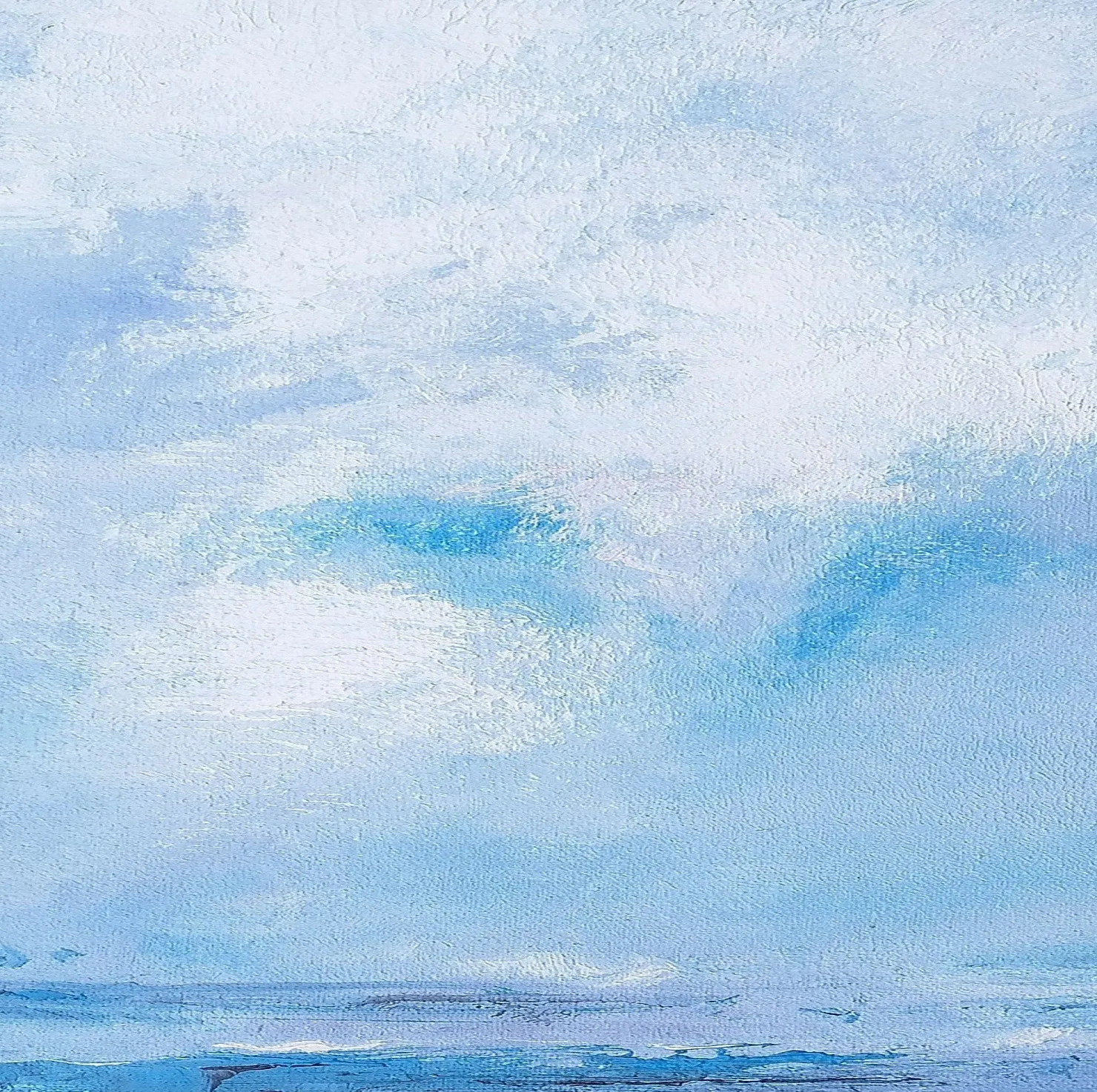 Large Ocean Abstract Painting Beach Modern Painting Seascape Ap120