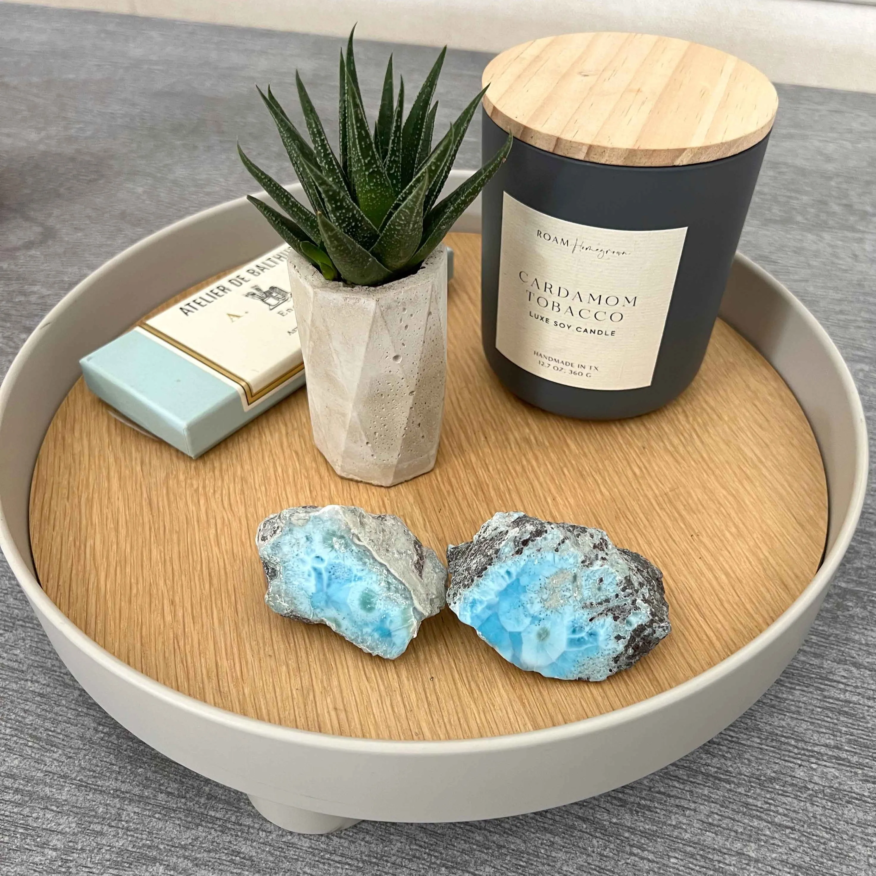 Larimar Paperweights Aaron, Set
