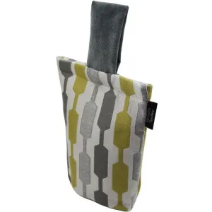 Lotta Yellow   Grey Door Stop