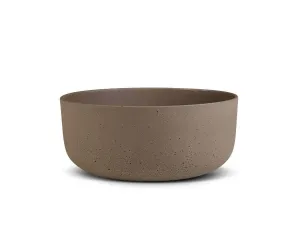 Matera Low Planter - Neutral Brown