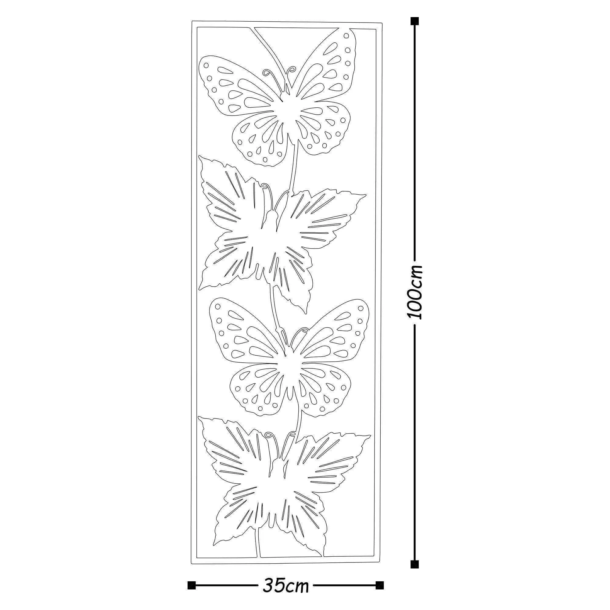METAL ART BUTTERFLY Wall Art