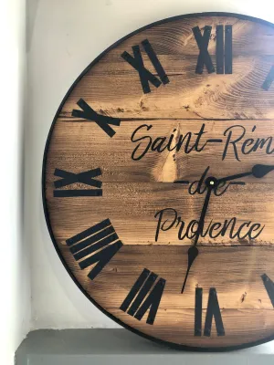 Modern Rustic Wall Clock