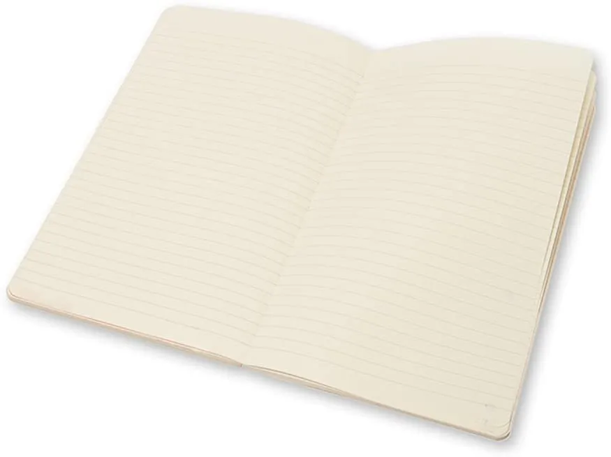 Moleskine Chapters Slim Large, Ruled, Plum Purple, Soft Cover Journal