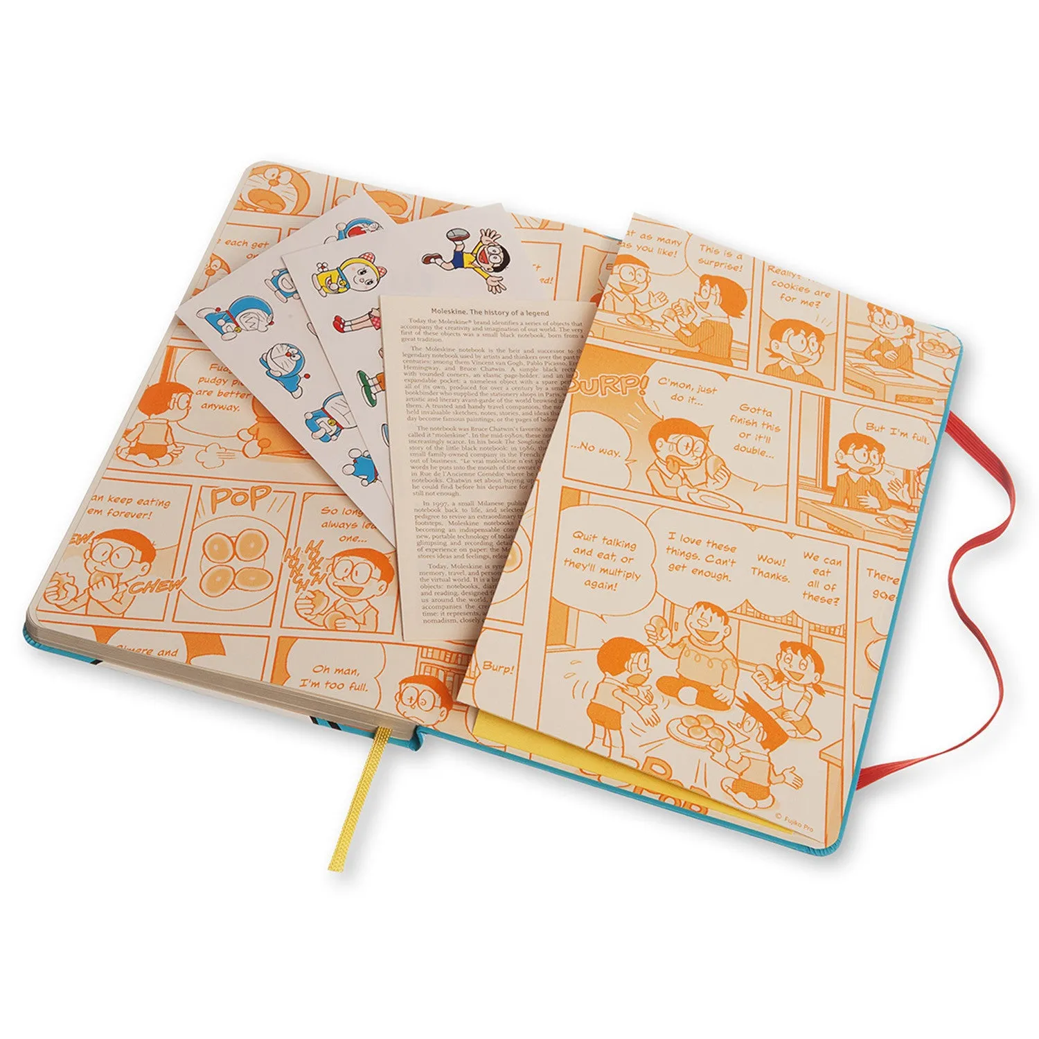 Moleskine Limited Edition Notebook Doraemon - Plain - Hard Cover