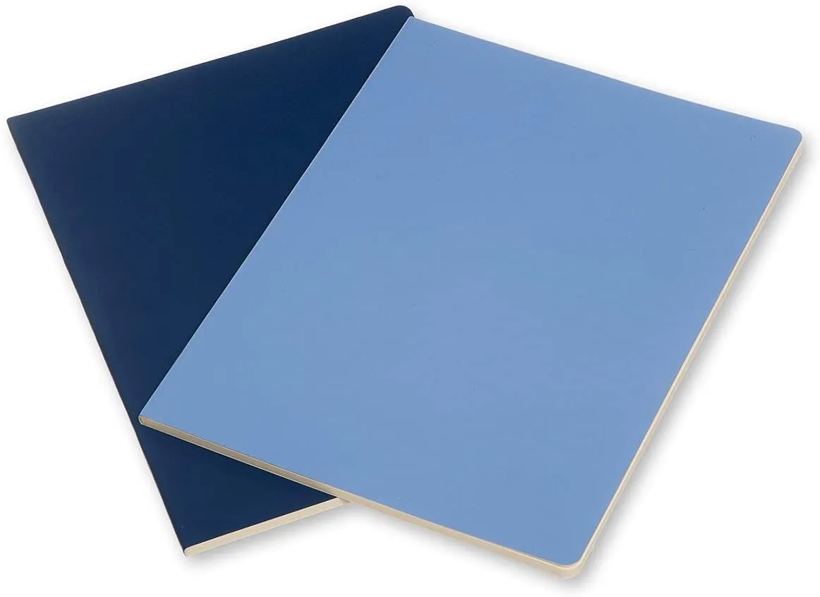 Moleskine Volant Ruled Extra Large Notebook Set of 2 Royal Blue