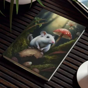 Mouse and Mushroom Hard Backed Journal
