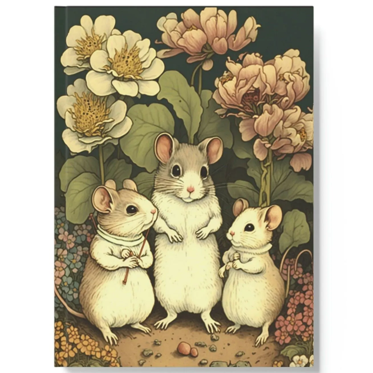 Mouse Family Hard Backed Journal