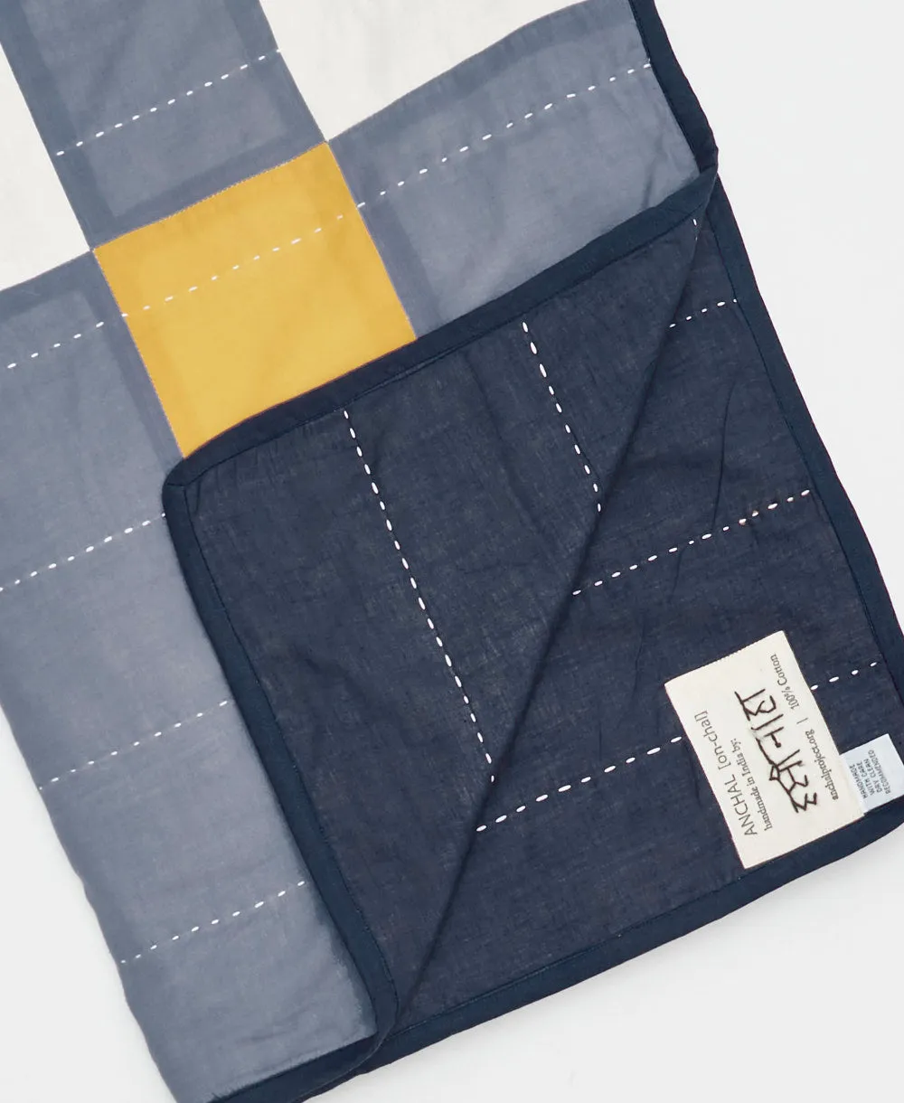 Multi-Check Patchwork Quilt
