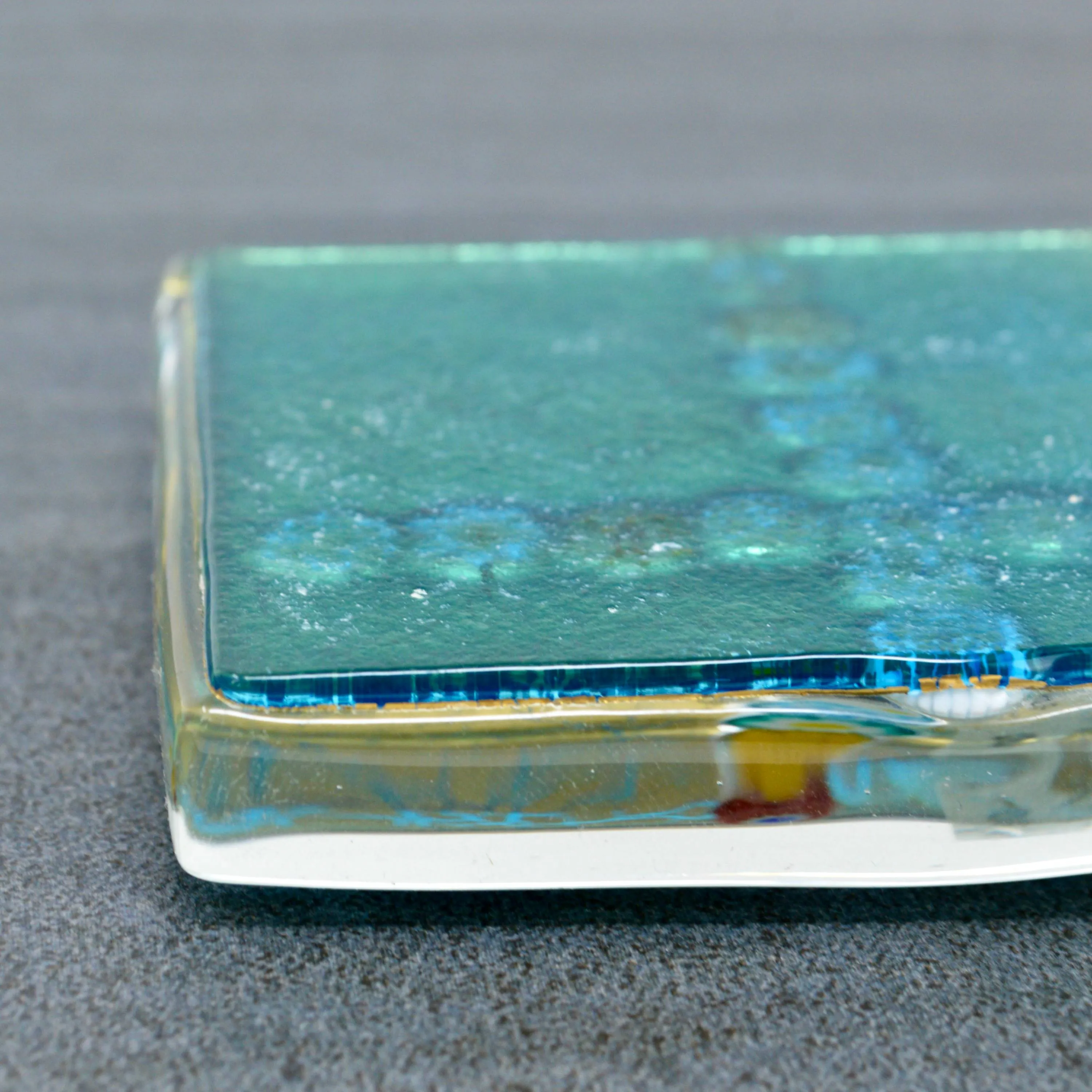 Murano Glass Millefiori and 24k Gold Paperweight