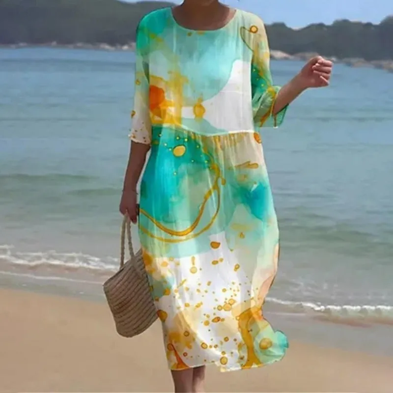 NAIA - STYLISH FLORAL DRESS