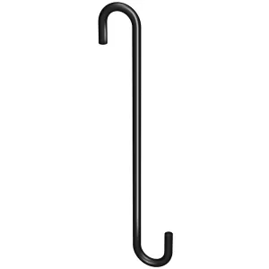 National Hardware Modern Series N275-517 Large S-Hook, 2-1/4 in L, 8 in H, Steel, Black :CD: QUANTITY: 1