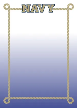 Naval Academy Rope Outline / Notepad