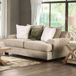 NEW MEADOWS Loveseat, Ash Green/Ivory
