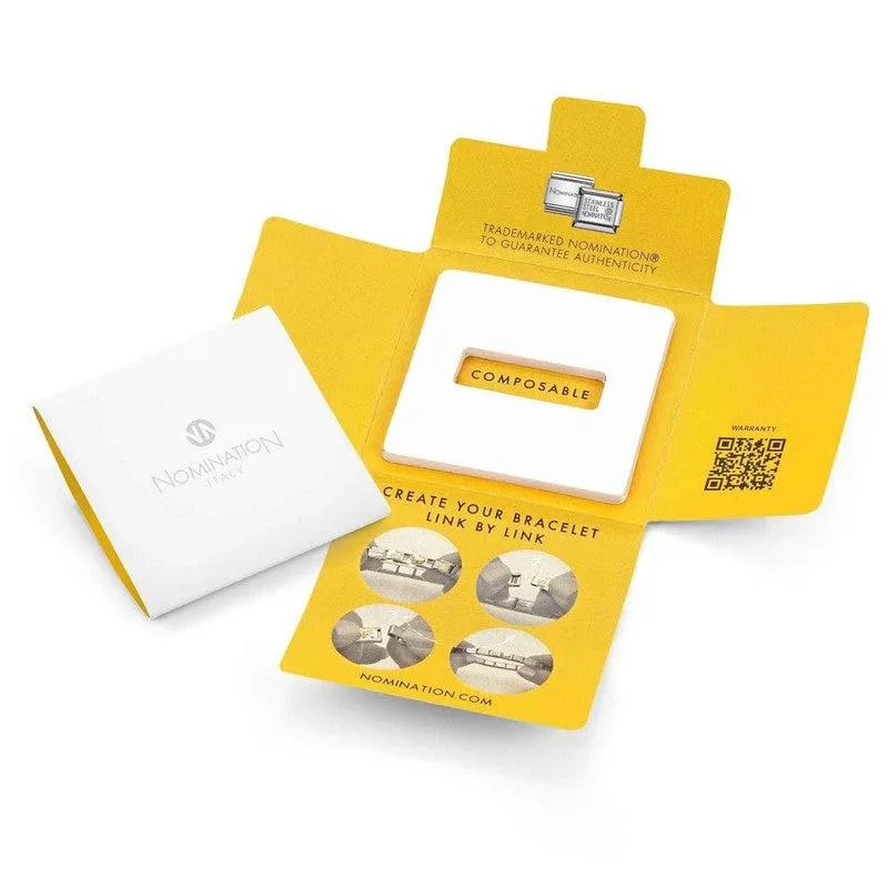 Nomination Composable Classic Link Book In 18K Gold