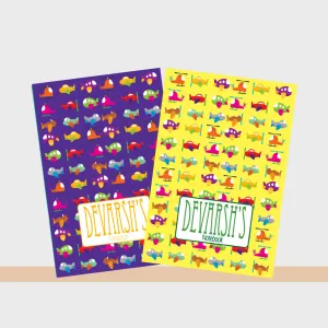 Notebooks, Set of 2<br/>Airplane Theme