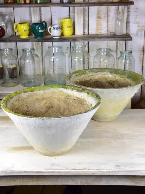 Pair of Willy Guhl garden planters - round