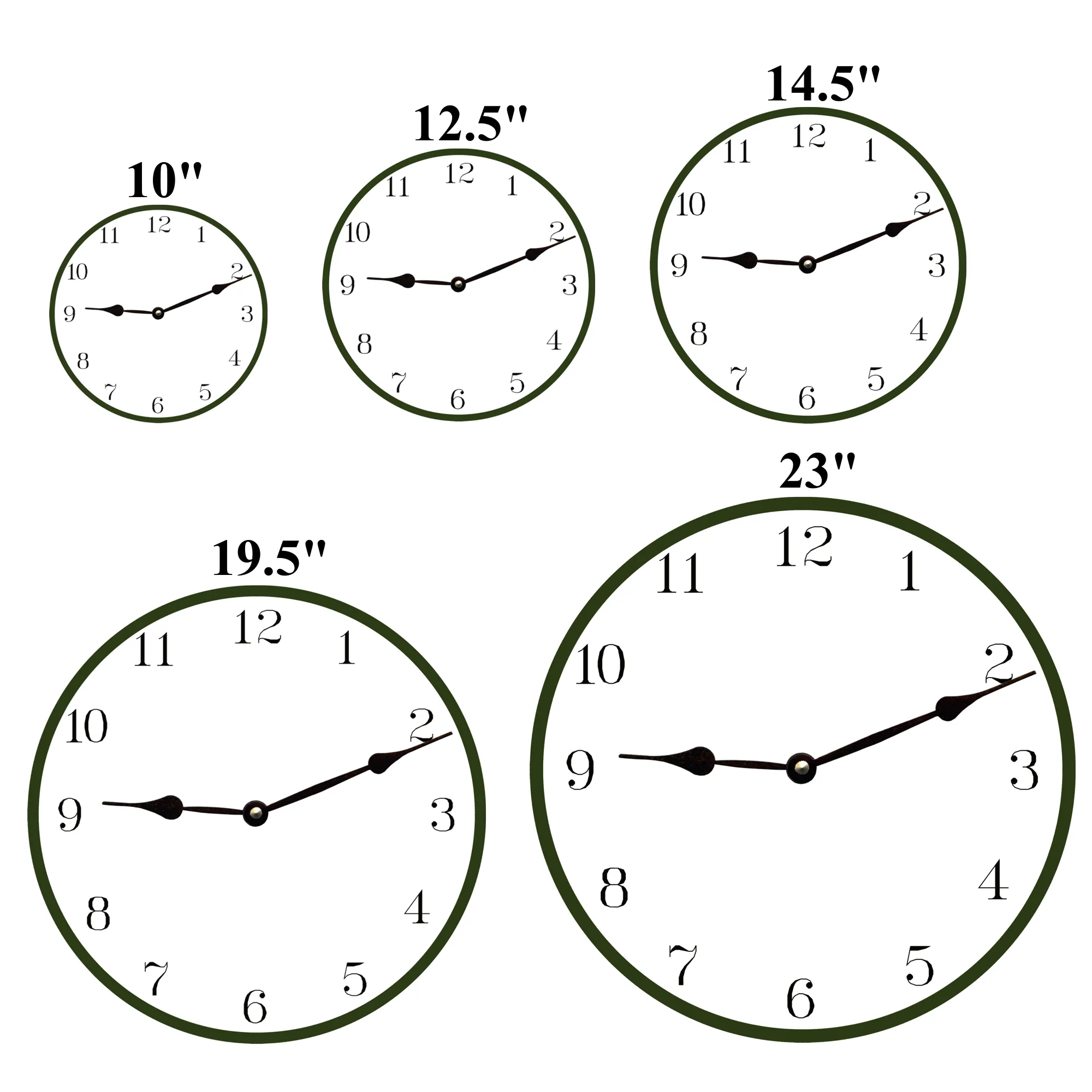 Personalized Red Monogram Clock-Monogram Clock-Wall Clock