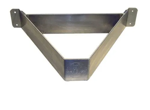 Pit Pal Products Wall Mount Funnel Rack Large Funnel Aluminum Natural - Each