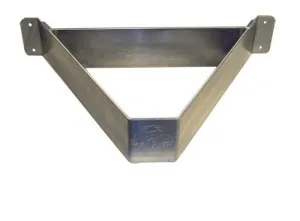 Pit Pal Products Wall Mount Funnel Rack Large Funnel Aluminum Natural - Each