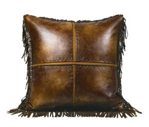 "Austin" Western Cross Stiched Accent Pillow