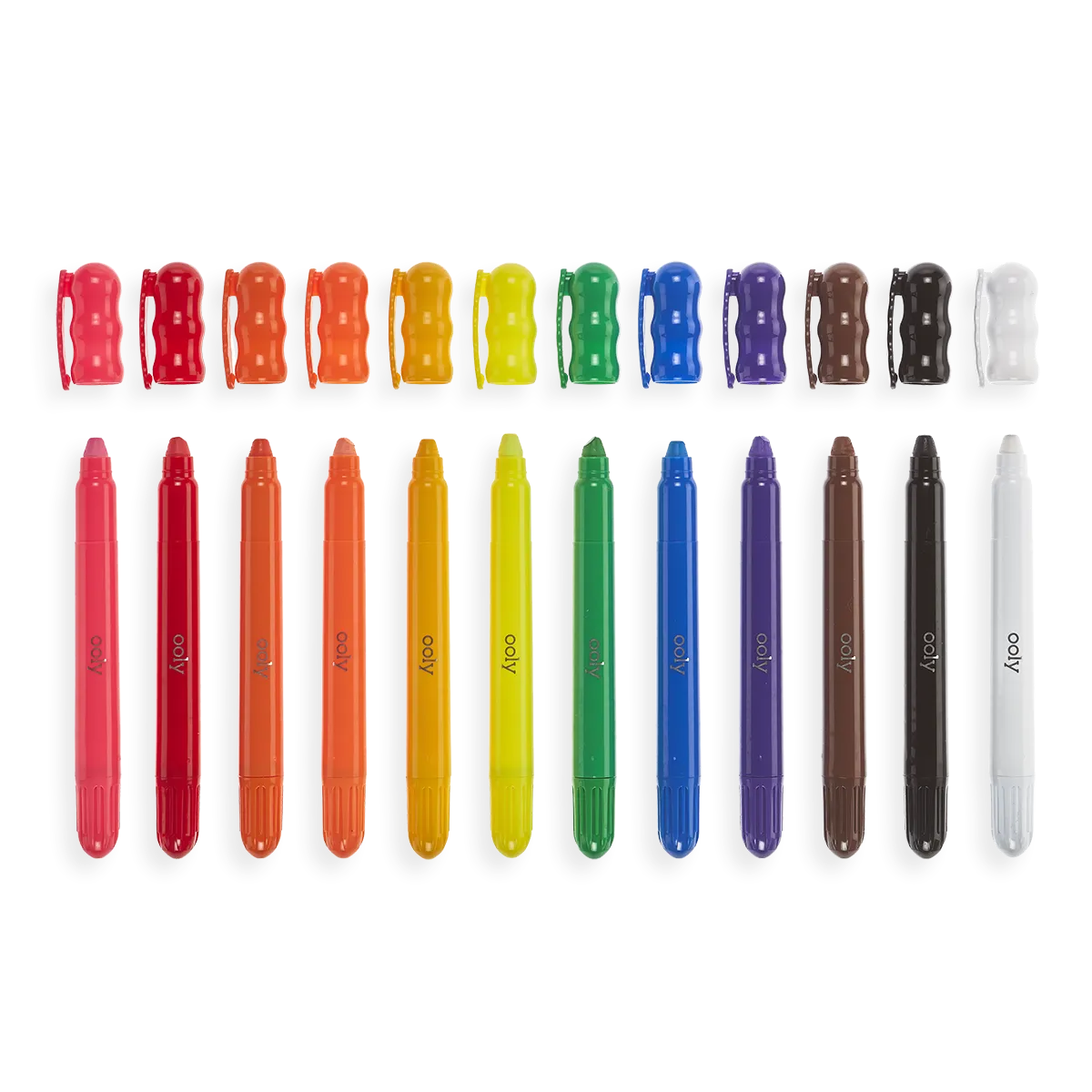 Rainy Day Gel Crayons - Set of 12 by OOLY