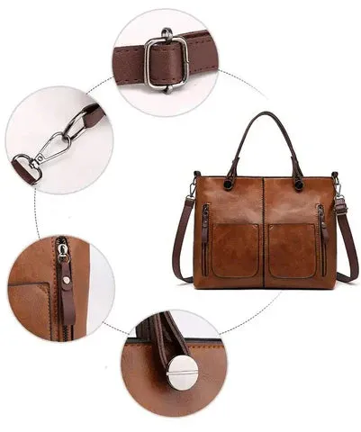 ROSALIE - STYLISH LEATHER BAG