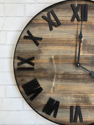 Rustic Barnwood Wall Clock