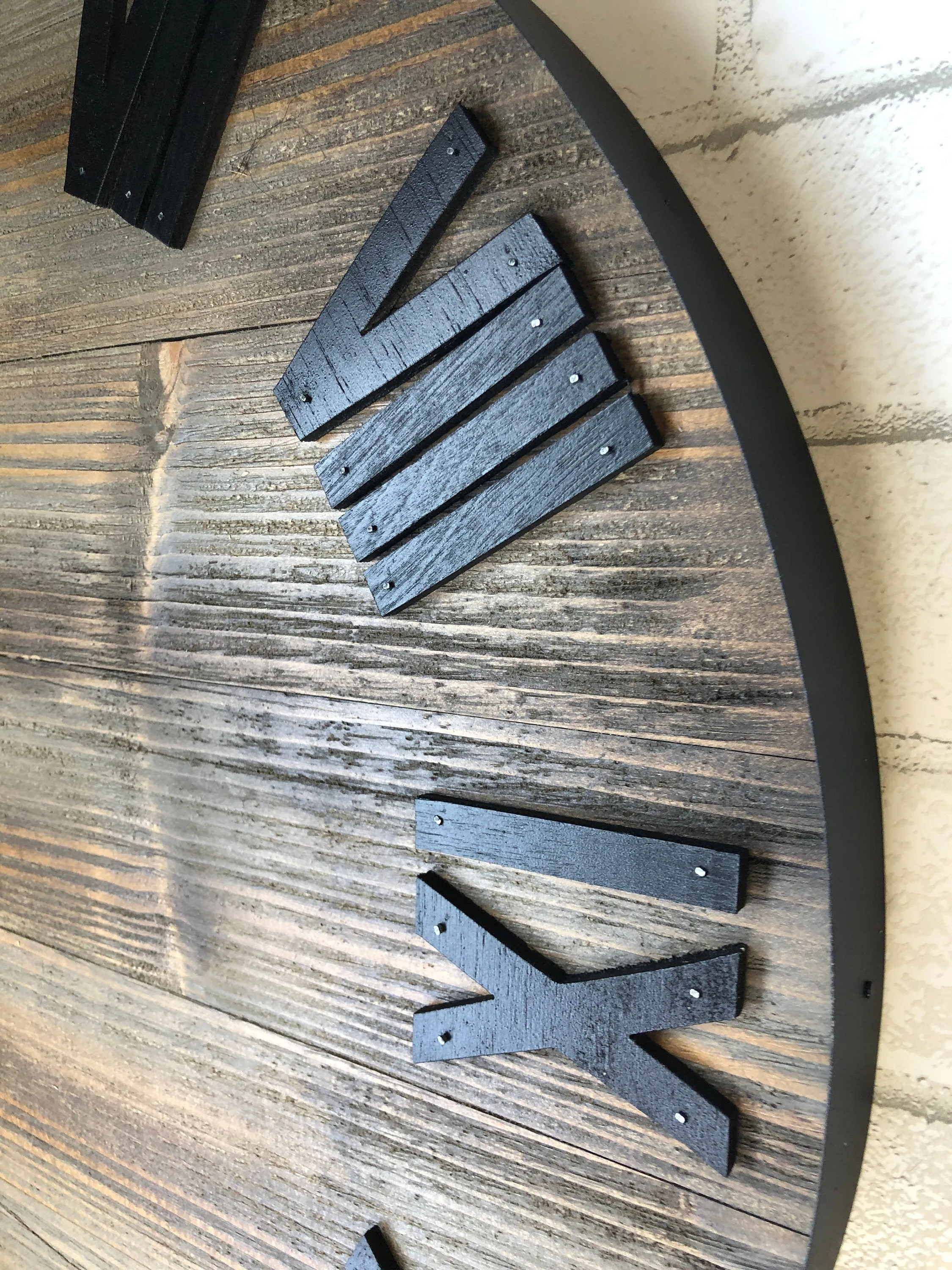 Rustic Barnwood Wall Clock