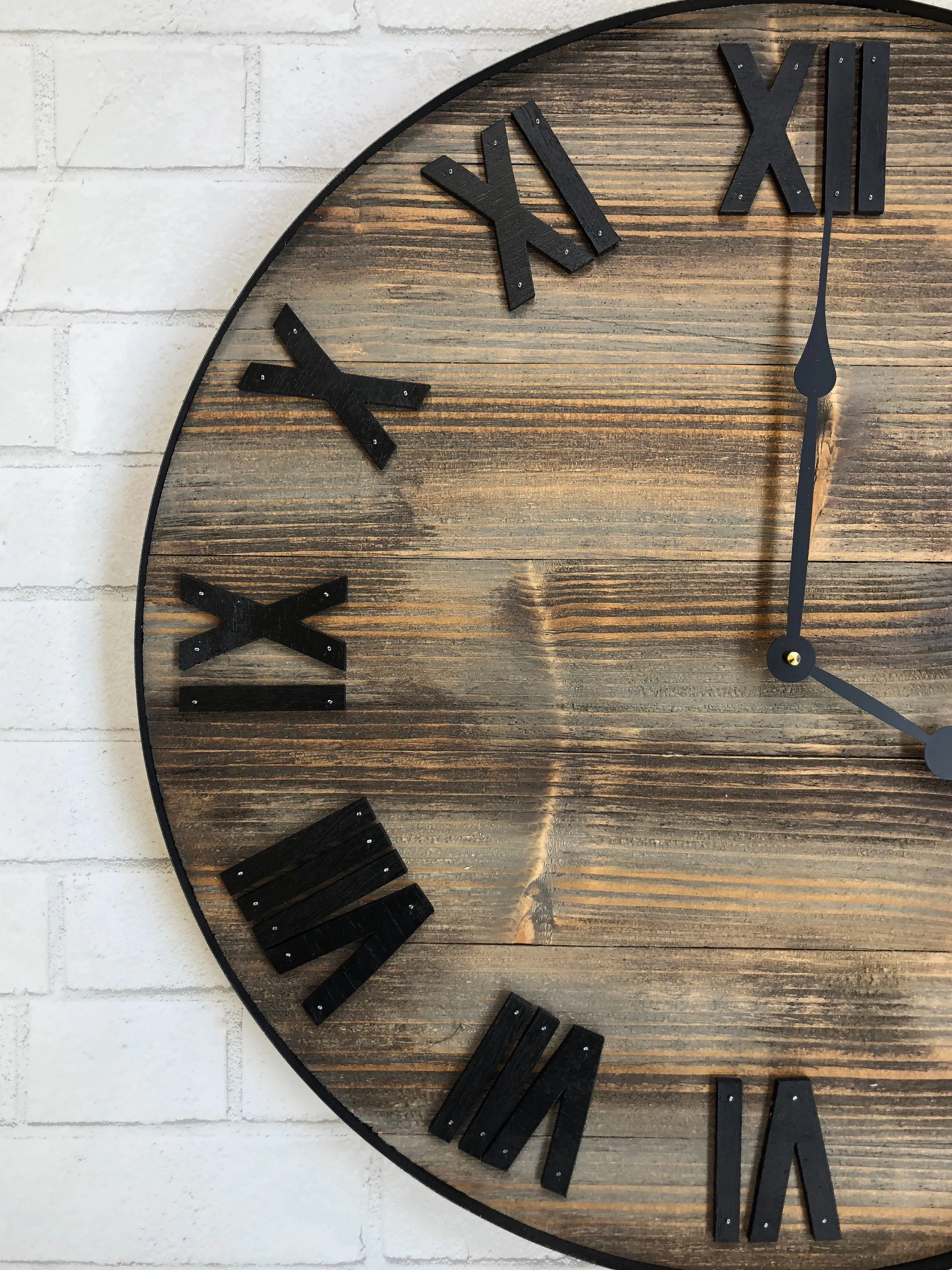 Rustic Barnwood Wall Clock
