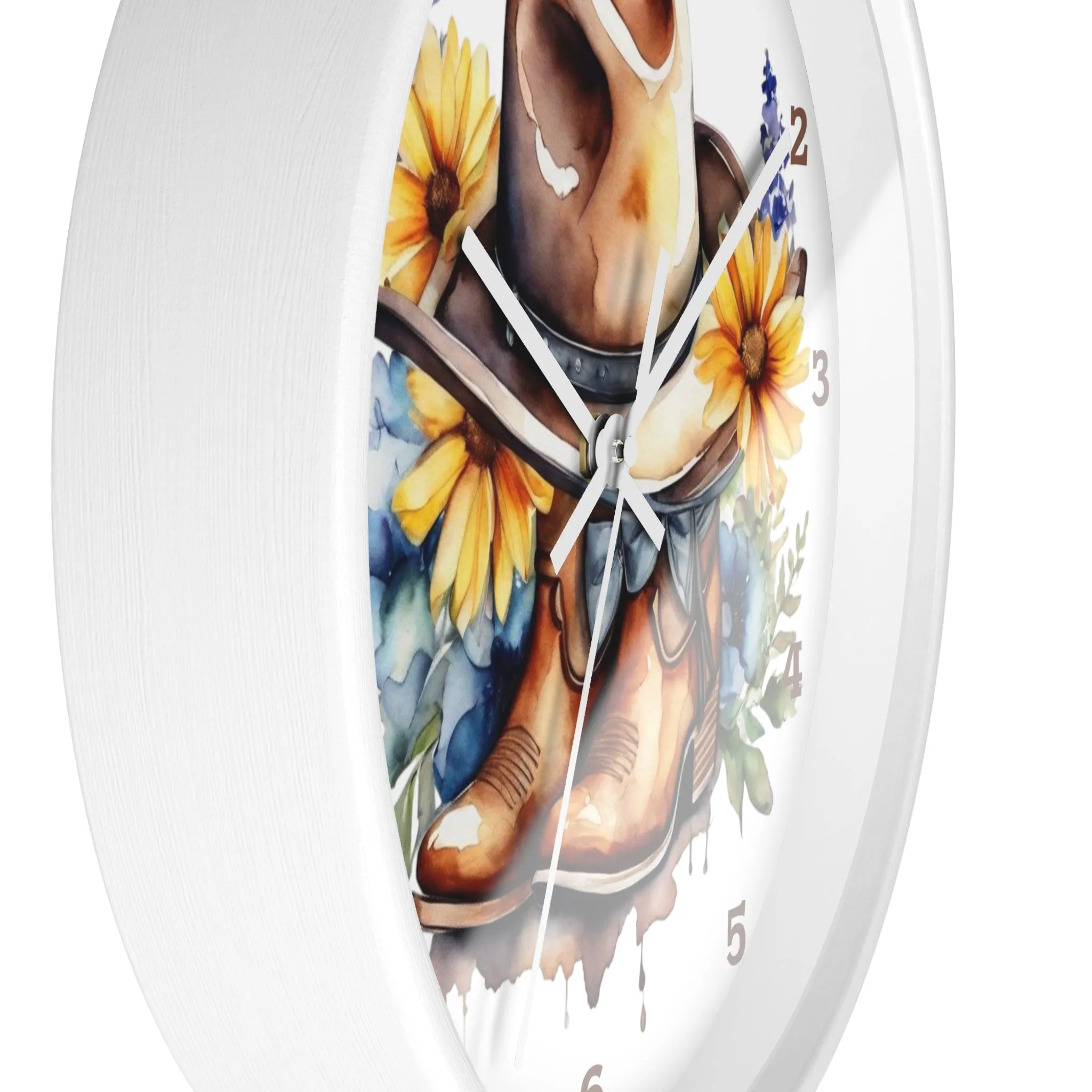 Rustic Charm Wall Clock, Western Wall Clock, Country Wall Clock
