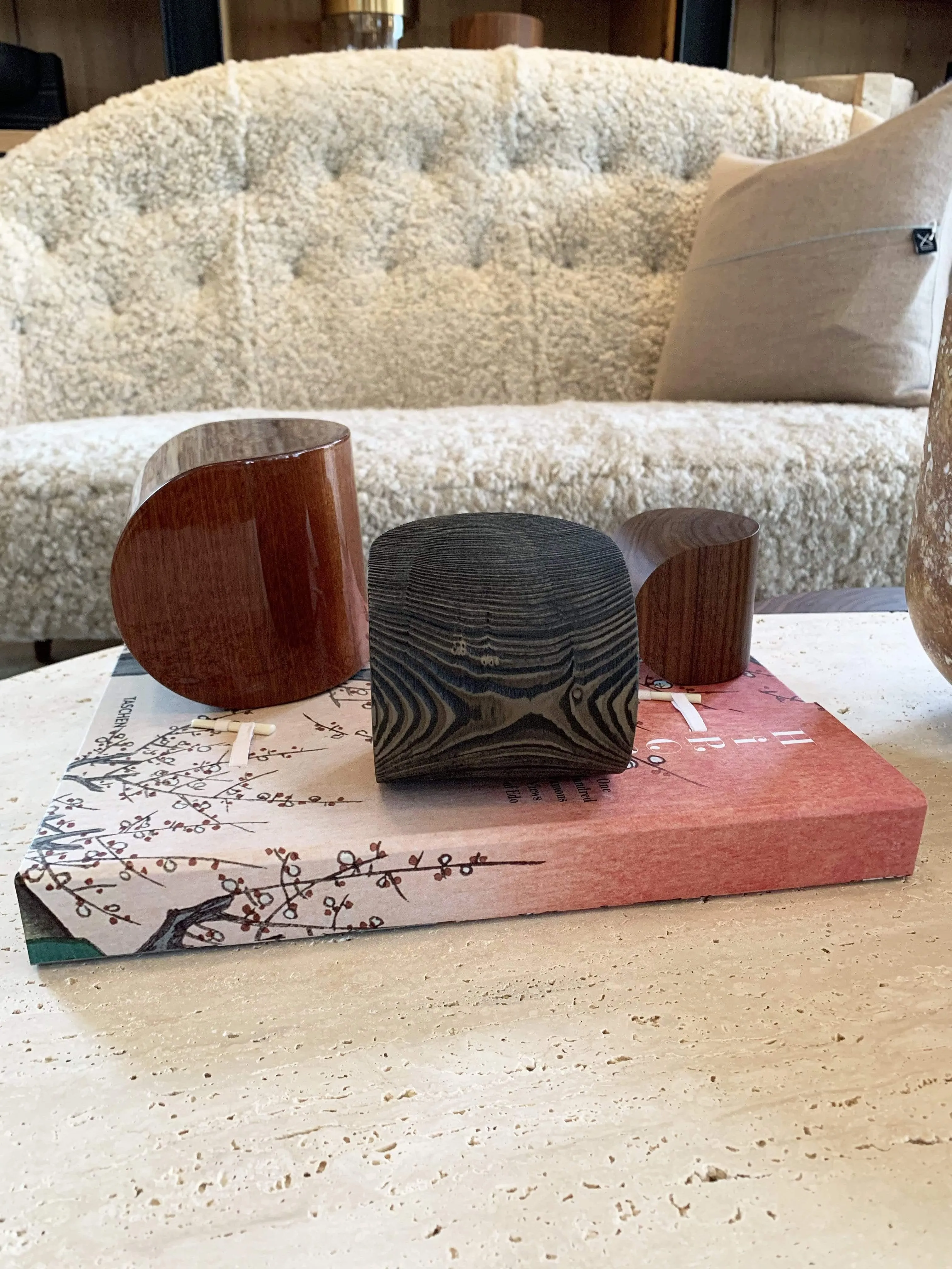 Saddle Paperweights by Dessuant Bone For Collection Particuliere