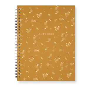 Scattered Flowers Journal: Lined Notebook