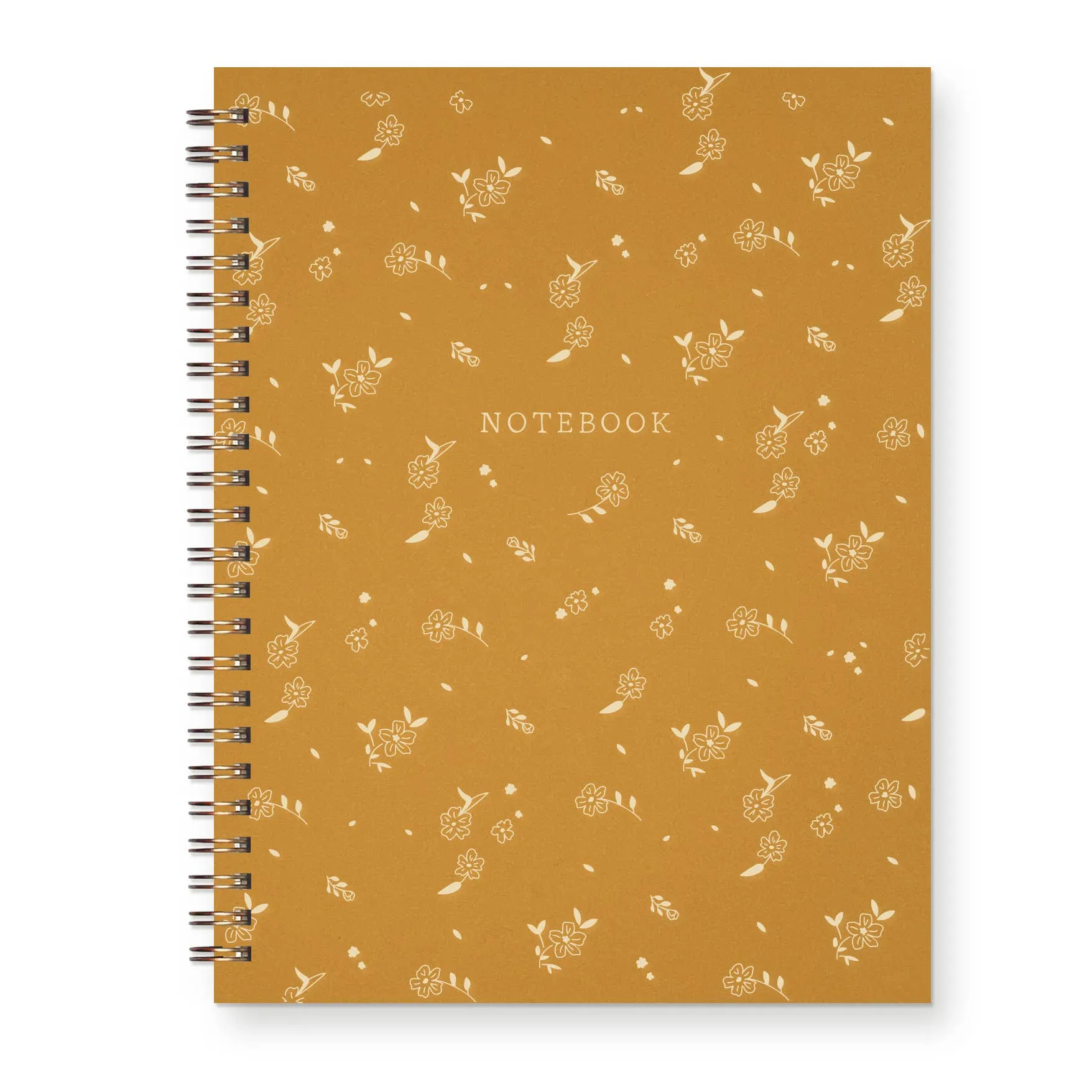 Scattered Flowers Journal: Lined Notebook