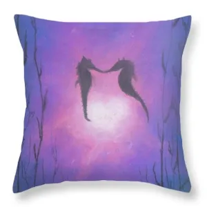 Sea Horsing - Throw Pillow