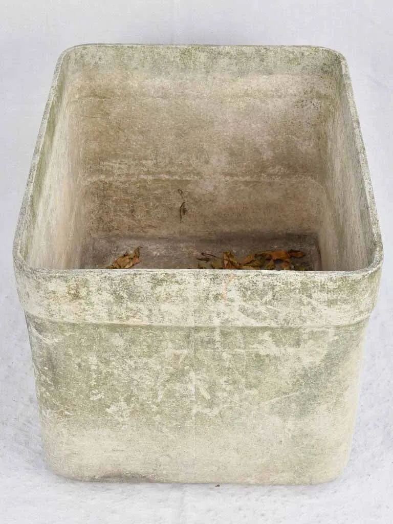 Set of 3 large rectangular Willy Guhl planters 19"