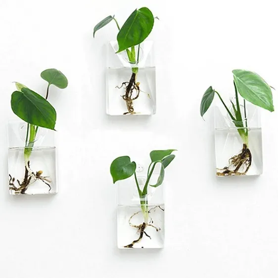 Set of 4 Wall Mountable Planters