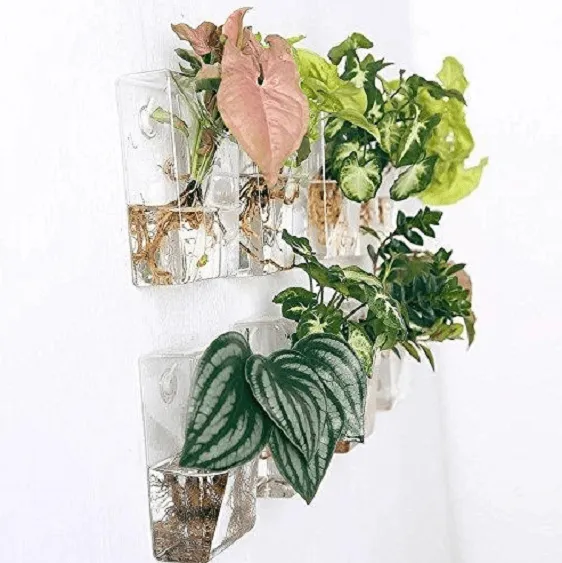 Set of 4 Wall Mountable Planters