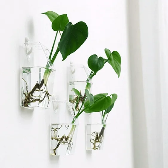 Set of 4 Wall Mountable Planters