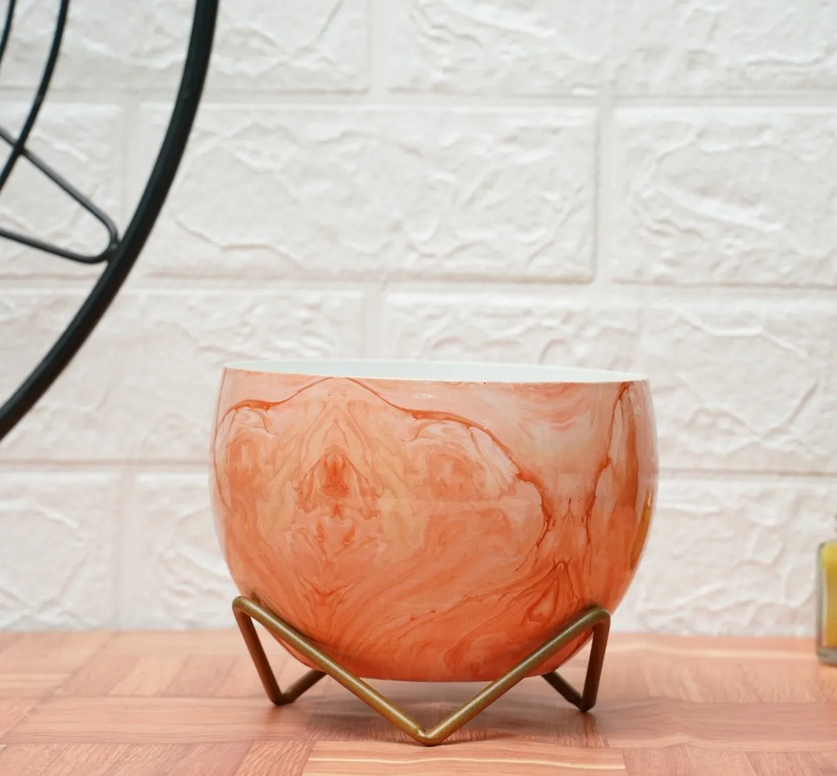Small Pot for Indoor Plants - Marble Pink