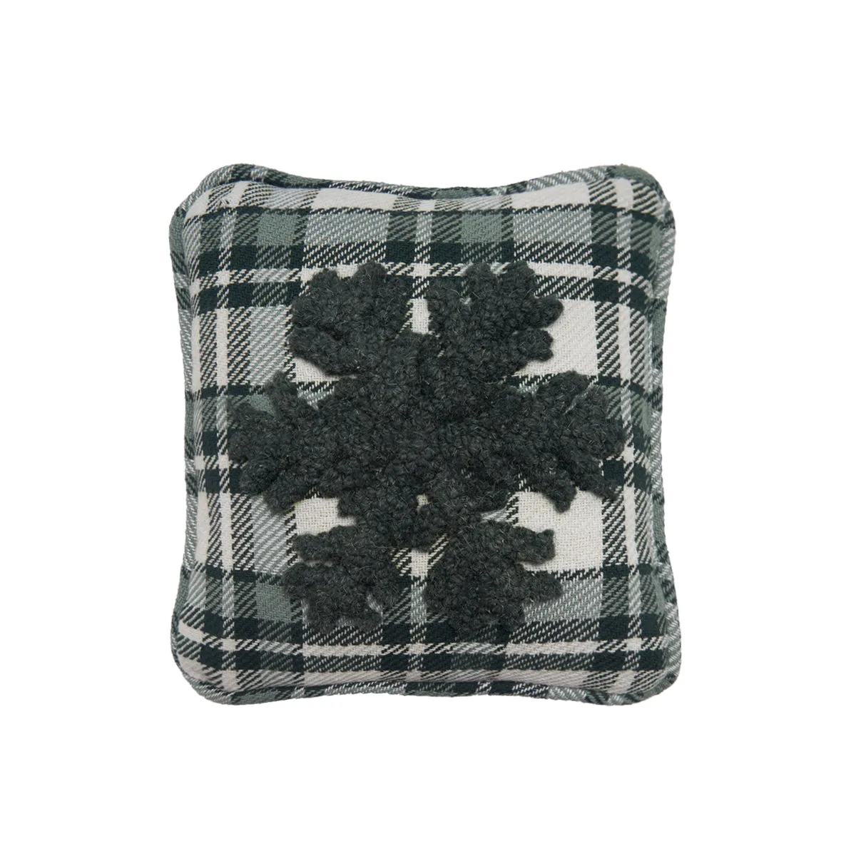 Snowflake Hooked Mini Pillow