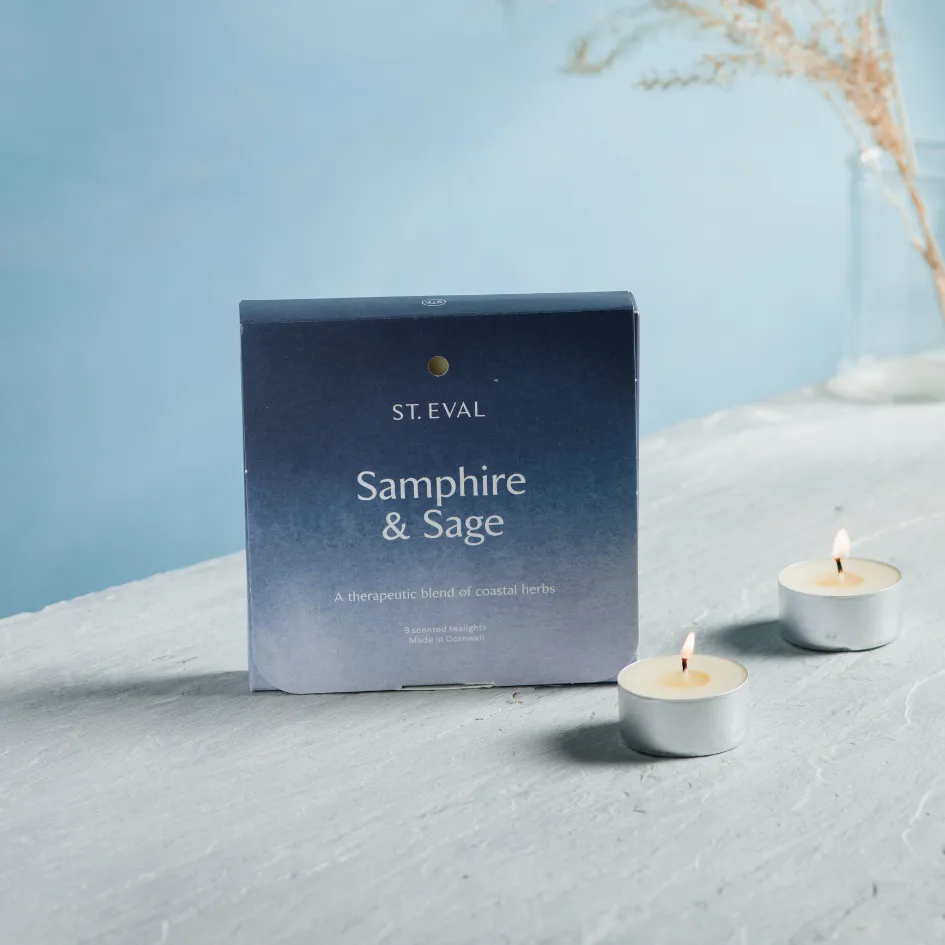 St Eval Samphire & Sage Coastal Scented Tealights