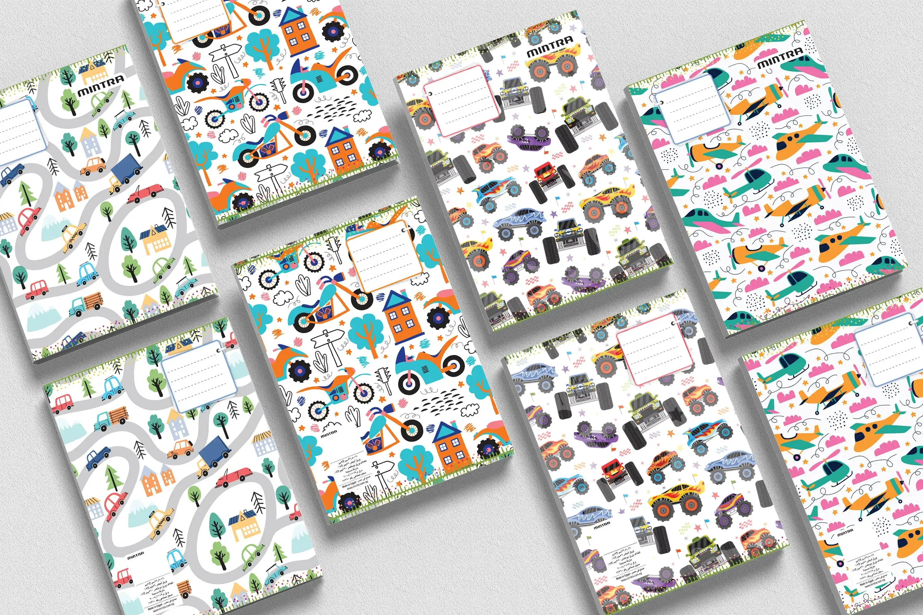 Stapled A5 Notebook 40 pages - Lined (Pack of 4)