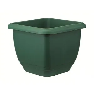 Stewarts 40cm Green Square Balconniere Plastic Planter