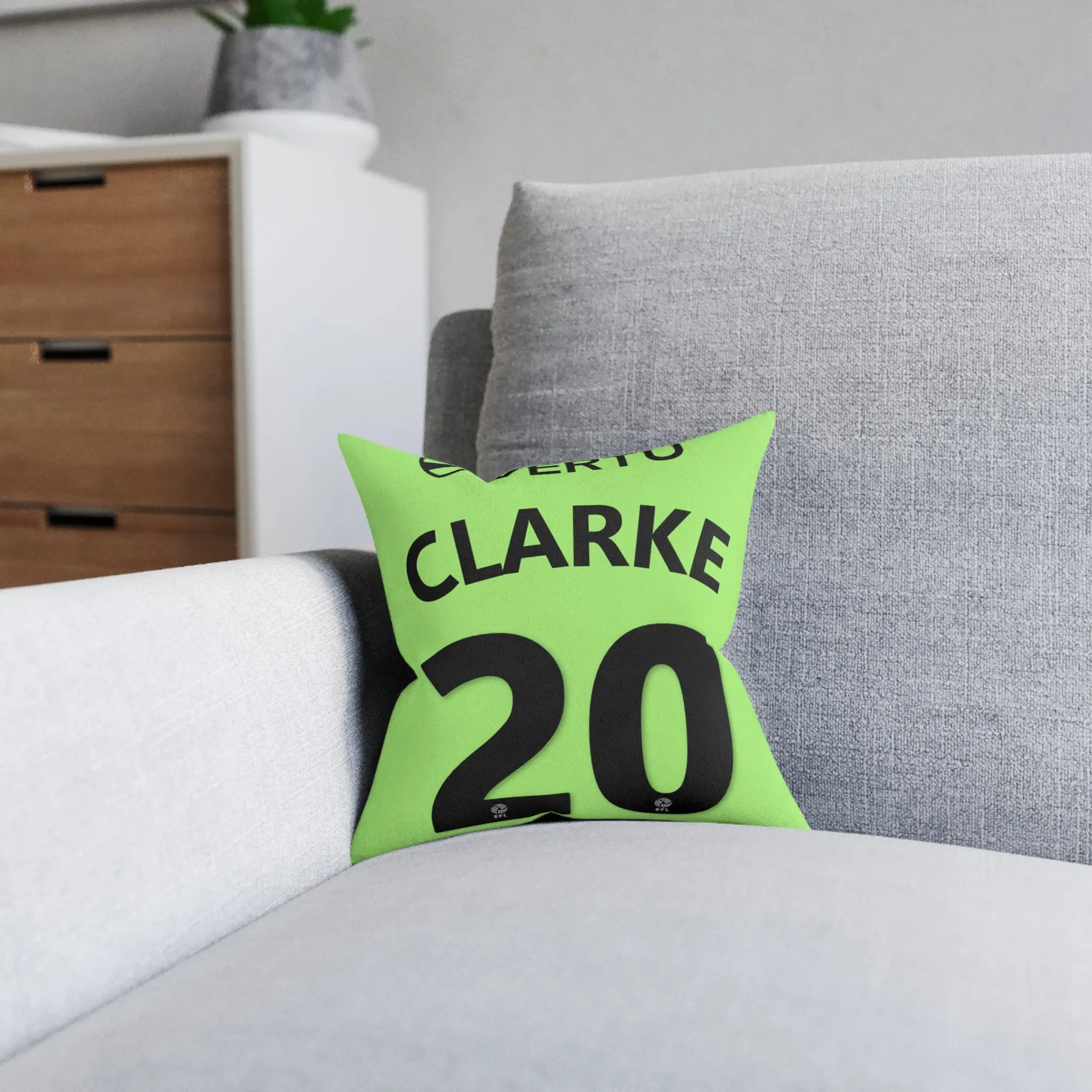 Sunderland JACK CLARKE 3rd KIT - Square Pillow